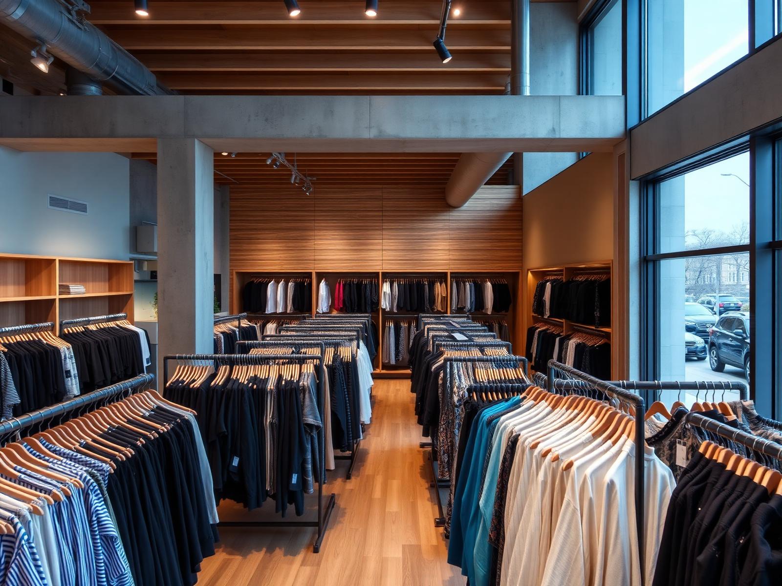 Negozio retail contemporaneo